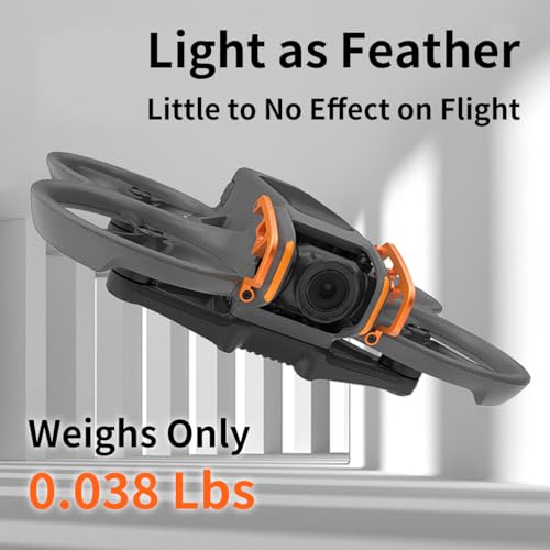 Image of Avata 2 Gimbal Guard & Bumper - Aluminum Alloy Protection Bar for DJI Avata 2 FPV Drone Accessories (Orange)
