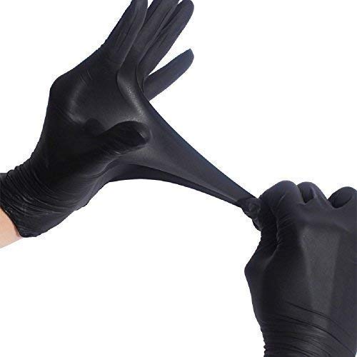 Mango People nitrile powder free black color surgical hand gloves for men & women-Small-100-NT-BLACK-22-S (B0CM97YFFY) Amazon Price History, Amazon Price Tracker