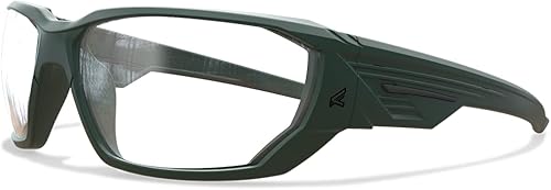 EDGE Dawson - Gafas de seguridad envolventes de alta calidad ANSI Z87, lentes de seguridad antideslizantes con clasificación de alto impacto