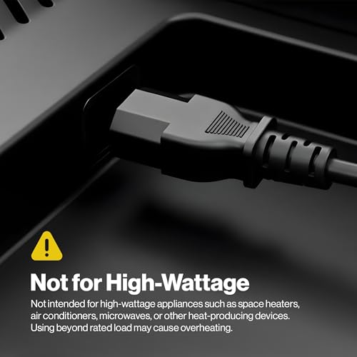 Image of 3 Prong AC Power Cord 10ft Long Standard | 125V-250V | for Computer, Monitor, TV, Printer, Power Supply PSU Electric Cable Replacement Power Cord (Pack of 2)