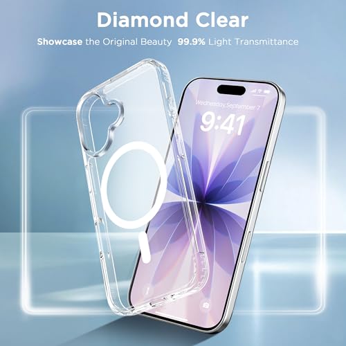 Image of CACOE Magnetic Case for iPhone 17 6.3 inch, Clear