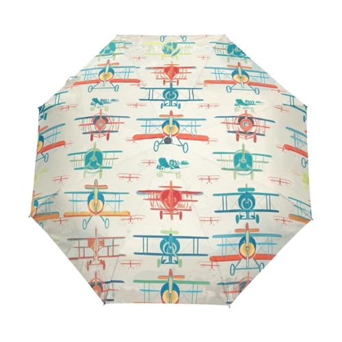 Parapluies vintage colorés GAIREG à ouverture et fermeture automatique compact