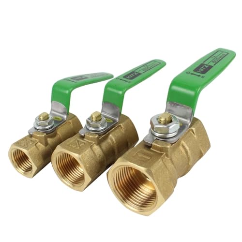 Vanne à boisseau sphérique DN20 laiton forgé 3/4 pouce vanne arrêt eau gaz - 3