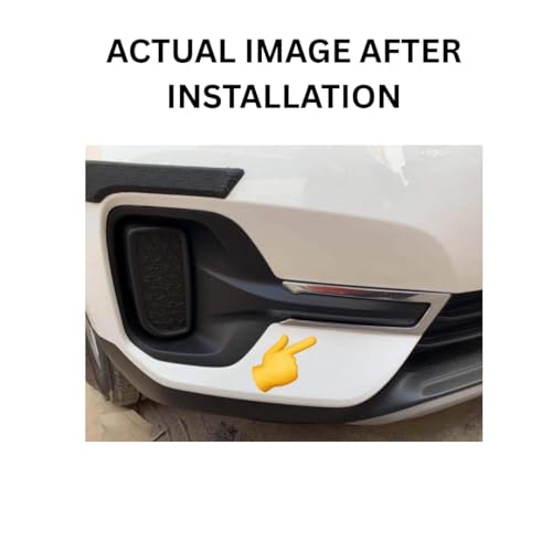 Image of Mpower Chrome Fog Lamp Accessory Compatible With Kia Seltos 2019-2022 Modle | Suitable For All Variants | OEM Quality | Set of 2pcs
