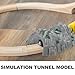 Rockery Accessories Train Tunnel Model Realistic Plastic Kids Play Tunnel for Railway Scenery 25 5X19 5X11 5 Inch for Train Lovers