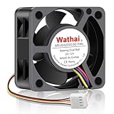 Wathai 4Pin 12V PWM Brushless DC Cooling Fan Duall Ball for 1U Servers, NVR NAS, 3D Printer, Computer Case GPU CPU, 40mm x 40mm x 20mm High Speed