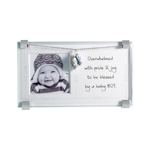 Mud Pie 177141 New Baby Clip Frame, Boy cover