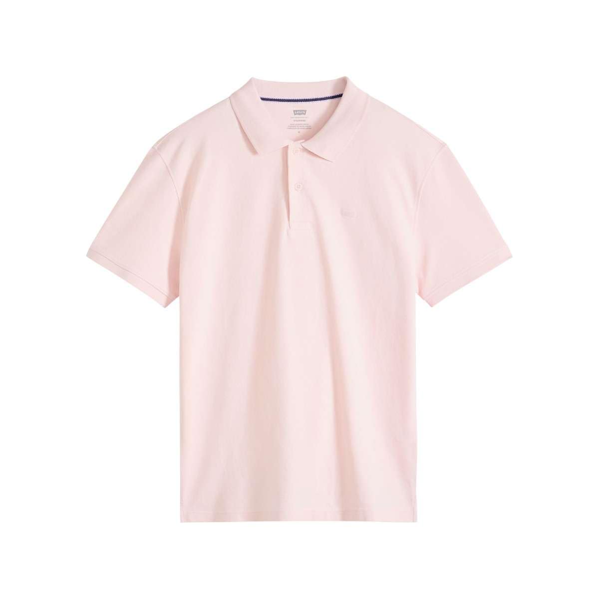 Levi's Men's Crystal Pink - Pink Short Sleeve Polo Shirt Original With Piqué Texture, Standard Fit, Pink (Crystal Pink), M