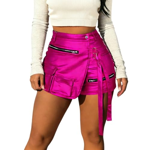 Short cargo d'été extensible pour homme avec poche asymétrique tendance #238