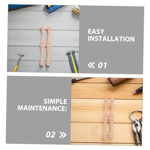 Columnas de madera para escaleras y decoración de muebles en cocinas pack de 25 3
