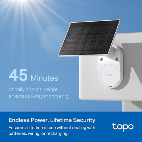 TP-Link Tapo Solar-Powered Security Camera Kit, 2K Wireless Battery Camera w/Solar Panel Base, Smart Person Detection, SD/Cloud Storage, Spotlight Color Night Vision, No Hub Needed (Tapo C410 KIT) by Tapo - Image 4