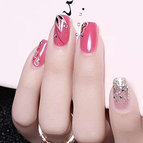 Waldd 5 Pieces Nail Art Point Drill Drawing Brush Pen Manicure Care Tool Nail Brushes Double Ended Dotting Tools Set Nail Art Liner Brush #TOP7