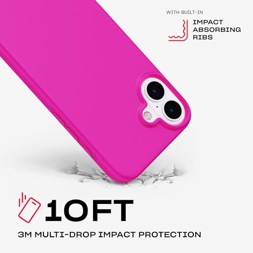 Coque iPhone 16 Plus rose tech21 antichoc et ultra fine - 3