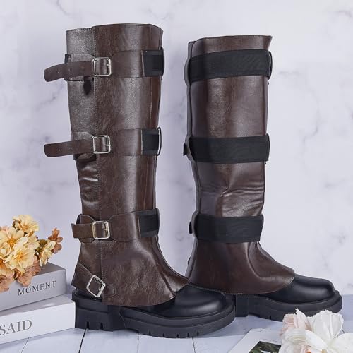 Protège jambes de chevalier médiéval réglable pour déguisement d'Halloween - 5