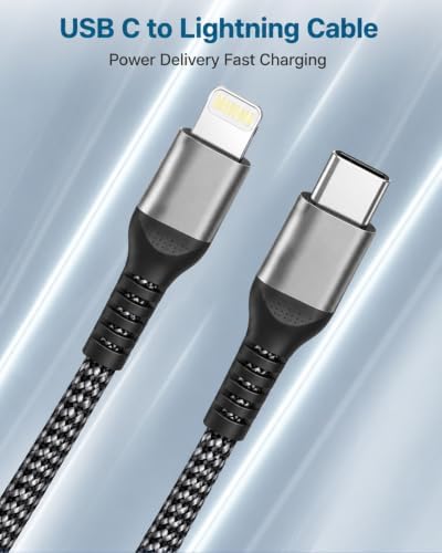 USB C to Lightning Cable 3FT 2Pack [Apple MFi Certified] Fast Charging Cord — 사진 5