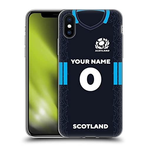 Coque Gel Écosse Rugby pour iPhone XS et X Finition Haute Qualité