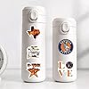 50 PCS Houston City Astrozzz Stickers Baseball Colorful Aesthetic Decals Vinyl Sticker Waterproof for Water Bottle Computer Laptop Luggage Phone Car Skateboard Bumper 2-3 inches #4