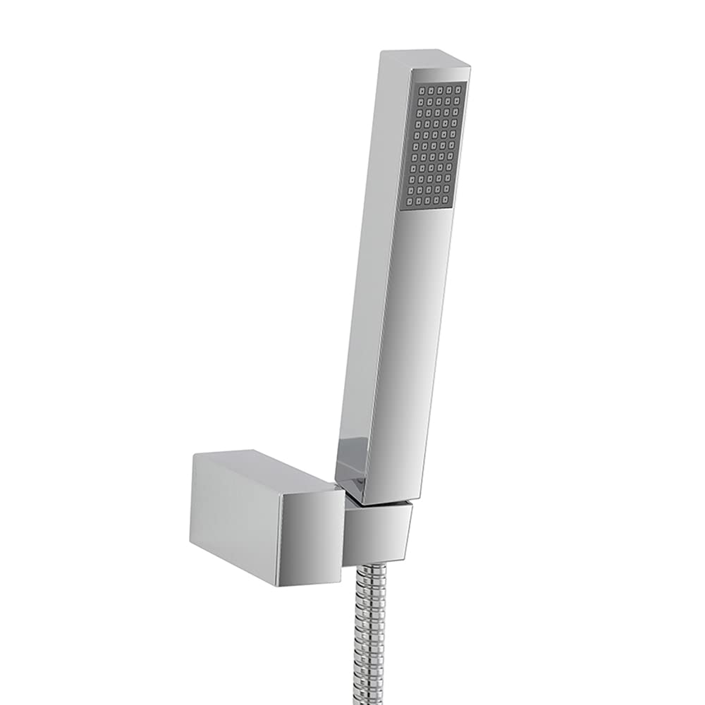 Kit Doccia Incasso Completo di doccino in ABS, Include Presa d’Acqua con Supporto e Flessibile