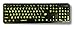 Keyboard Stickers Big Bright Luminescent Symbols. Will Not Wear or Fade. 3 Yr. Warranty. Great for Sight Impaired. (U.S. English Keyboard) Also Includes Pocket/Purse Magnifier, USB LED & Tweesers.