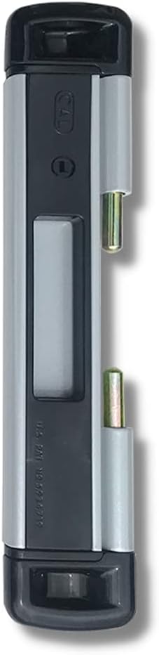 CAL Double Bolt Lock - Sliding Patio Door Locks - Child Proof Sliding Door Lock with Anti Lift Security Lock - Replaces Sliding Door Security Bar - Adjustable & Fits Most Doors (Gray)