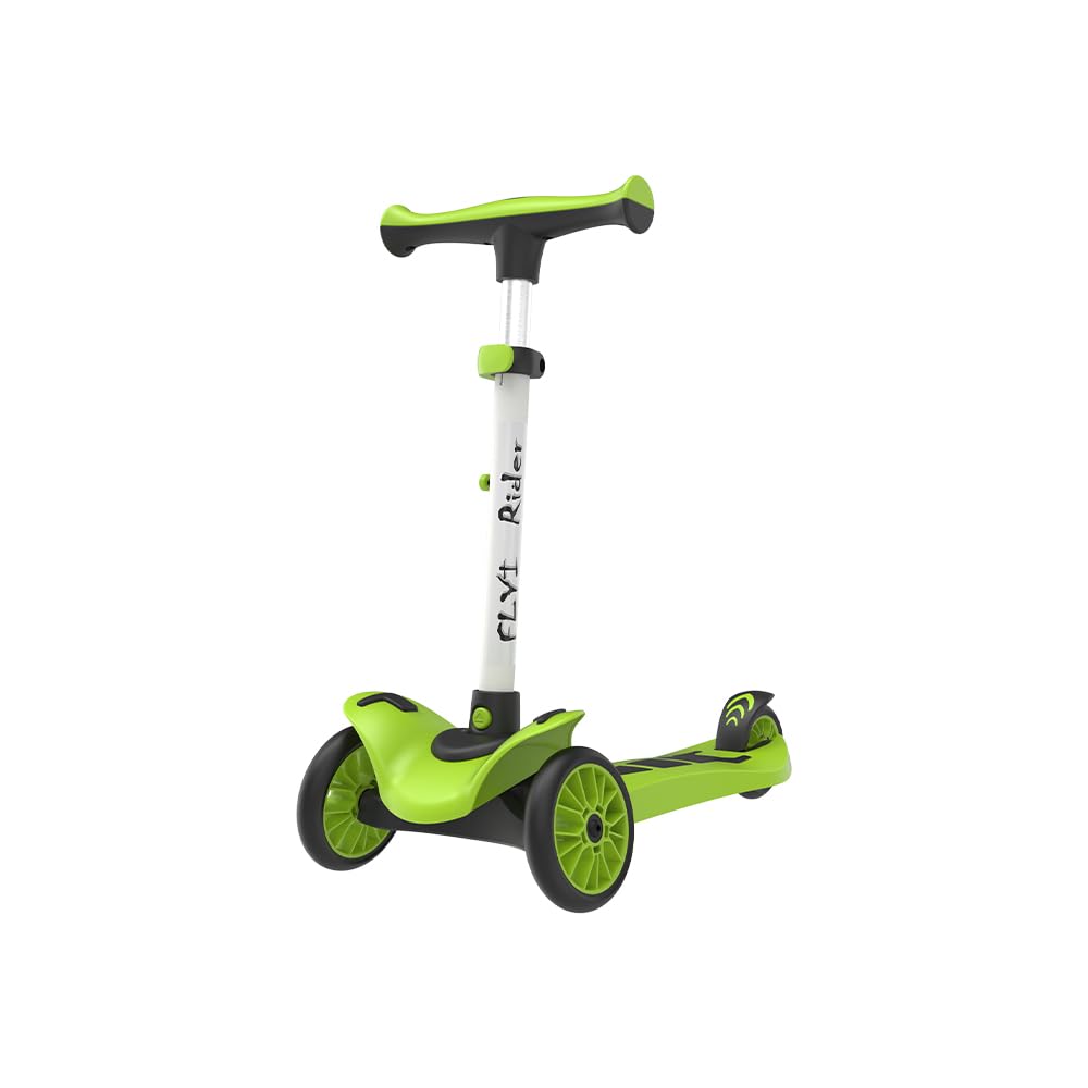 FLYI - Road Runner Scooter for Kids | Kick Scooter for Kids | 2+ Years Aged | 4 Adjustable Height | 80 Kg Weight Capacity | 3 Wheel Scooters with Rear Braking
