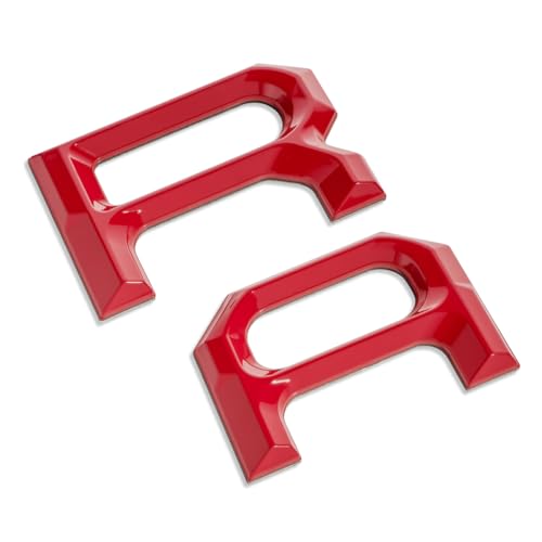 Letras para portón trasero Tundra 2014-2021 con relieve rojo brillante