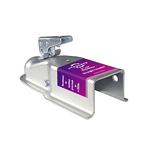 2" Straight Trailer Coupler, 3" Channel - 5000 Lb Class Iii - For Towing Rv, Boat, Camper (5000Lbs 2"X3") #TOP2