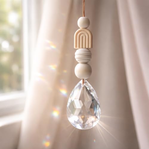 Handgemachter Sonnenfänger Lichtfänger Fensterdeko Boho