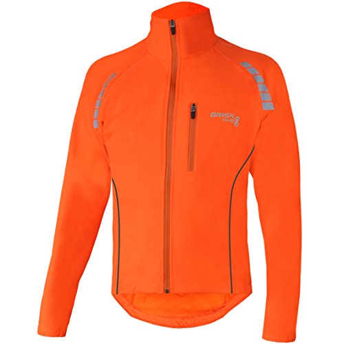 Chaqueta para ciclismo hombre Brisk Bike naranja talla L miniatura 3