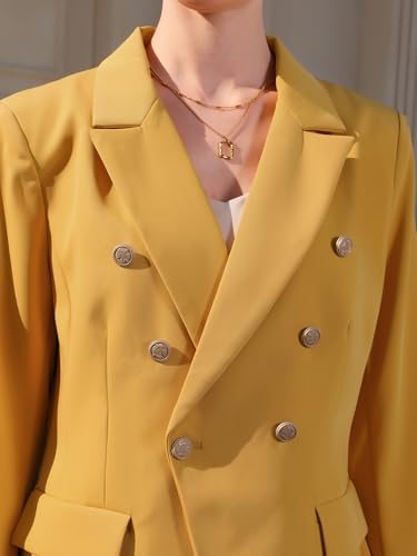 Women's Casual Suit Spring Office Double Breasted Blazer4