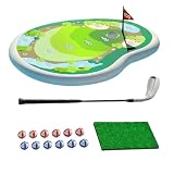 Schwimmendes Pool-Golfspiel – 125 x 105 x 16 cm großes Wasser-Chipping-Green-Board, langlebige...