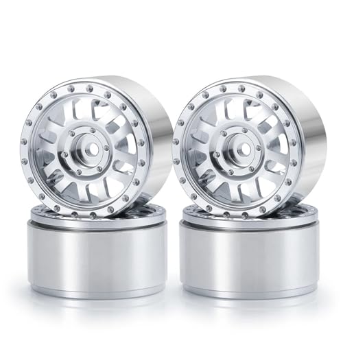 RC���f���p�[�c For Axial For SCX24 For Deadbolt For Gladiator 4WD 1/24 For TRX4M 1/18 4 �� 1.0 �C���`�����r�[�h���b�N�z�C�[������ RC �J�[�p�[�c(Wheel)