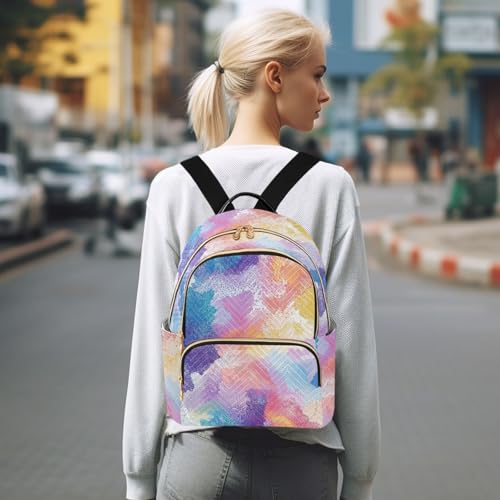 Mochila de mujer de 12.5 pulgadas antirrobo para evitar robos diarios 7