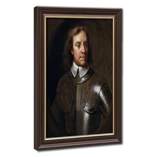 Impression sur toile Oliver Cromwell de qualite superieure avec cadre de decoration