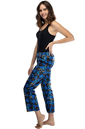 Harry Potter Juniors Hogwarts Houses Crest Cropped Lounge Pants Pajamas (Ravenclaw, M) #TOP1