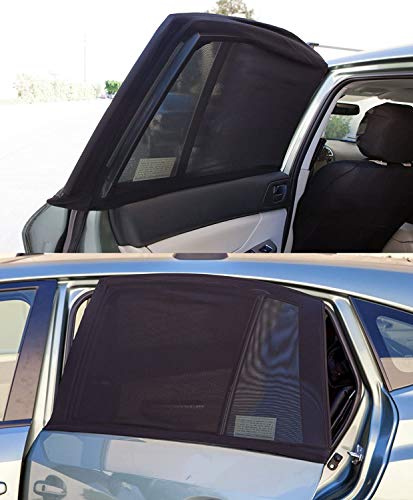 Oxgord Back Window Car Sun Shade For Baby (Pack Of 2) Universal Fit Air Mesh Screen Sunshade Cover Fits Most Cars & Suvs #TOP3