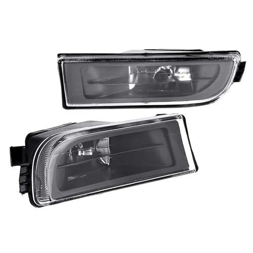 1 Pair Clear Lens Fog Front Bumper Light Lamp Compatible With BMW E38 7 Series 740I 750IL 1995-2001