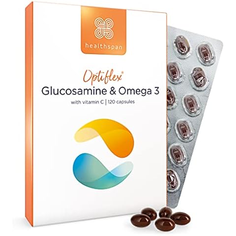 Healthspan Glucosamine & Omega 3 Capsules Cover