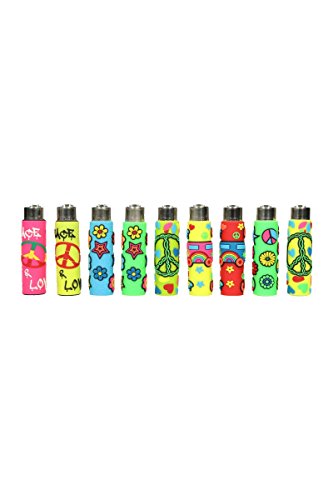 Clipper Popcover Hippie - Funda para encendedor de cigarrillos, varios diseños