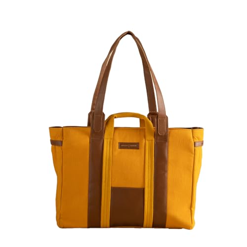 Image of Urban Space Women Tote Bag with Laptop compartment, Handbag for Work, Ladies purse, Stylish Shoulder Bag, Laptop ipad Tote Bags For Office Use, Gift for Women