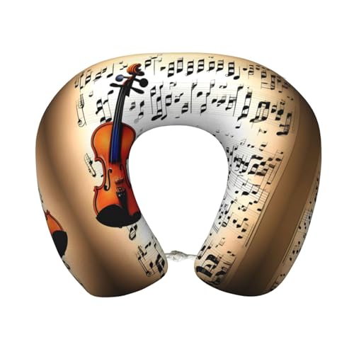Almohada de viaje polialgodón con soporte para cuello