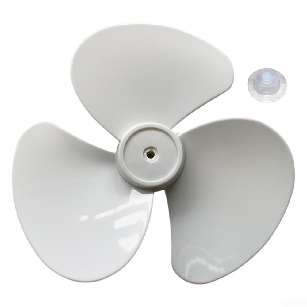 Eawfgtuw Pale de ventilateur de 30,5 cm - Pièces de rechange - Design à trois ailes - Convient pour ventilateur électrique - Rayon de 15 cm pour installer des accessoires d'appareils électroménagers