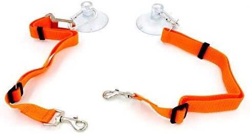 Aiboco Dog Bath Grooming Restraint System Keep Pet in Tub Pet Bathing Tether Straps, 2 Pack