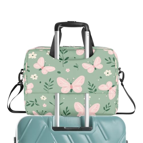 Maletín para portátil 15.6 pulgadas Mariposas rosa miniatura 7