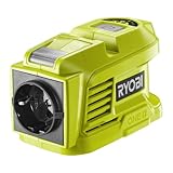 RYOBI 18 V ONE+ Akku-Wechselrichter RY18BI150A-0 (Wechselstromversorgung von 230 V / 150 W, ohne Akku und Ladegerät im Karton)