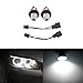 GFJMC 6W LED Angel Eyes Nessun errore Faro CanBus Faro ad anello Lampadine 420LM 6000K