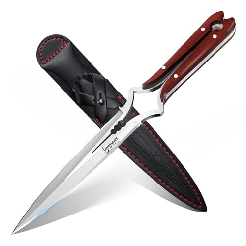 Japaknives Outdoor Messer Survival Jagdmesser Feststehende Klinge M390 Stahl Durchbrochene...