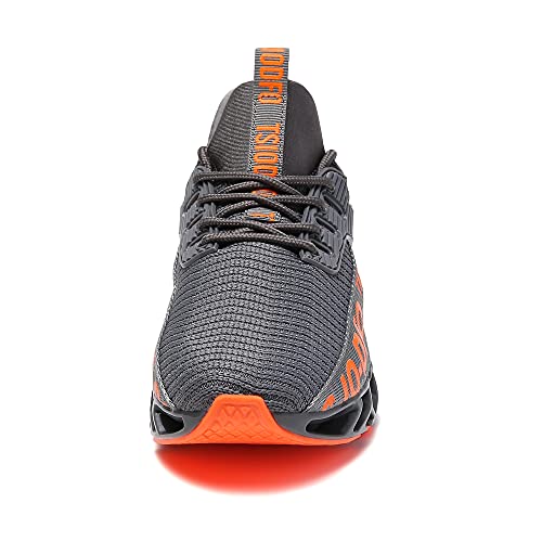 Frshaniah Sneakers For Women Slip On Running Shoes Blade Tennis Walking Shoes Fashion Sneaker Gym Workout Shoes Dark Grey Size 10 #TOP5