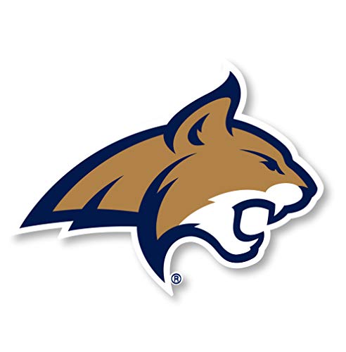 Montana State Bobcats 4 Inch Vinyl Mascot Decal Sticker Officially Licensed Collegiate Product