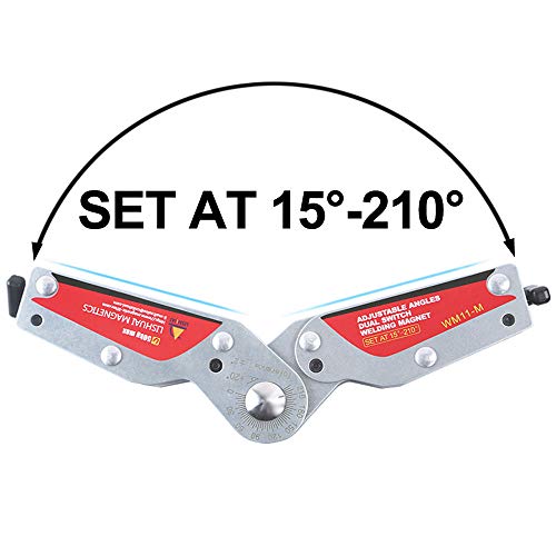Adjustable Angles Dual Switch Welding Magnet On/Off Neodymium Magnetic Clamp 15-210 Degree WM11-M by LISHUAI - Image 3
